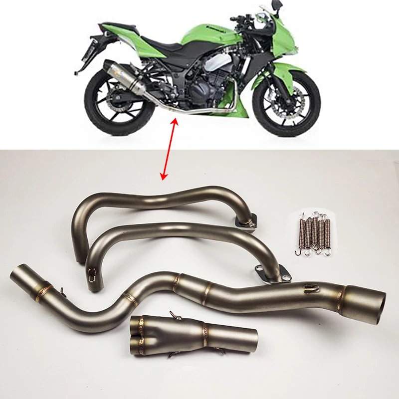 Для Kawasaki Ninja 300 2015 2016 ниндзя 250 МОТОЦИКЛ полная система гоночный выхлопной