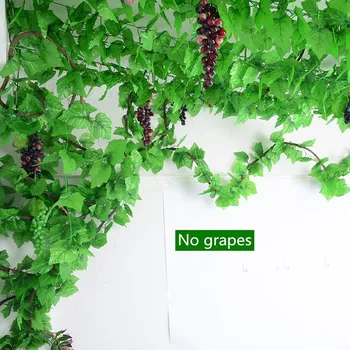 

Grapevine Home Decor Artificial Plants Hanging Ivy Leaf Fake Plants Garland Plant Vine Leave Garden Party Decoration Vine Rattan