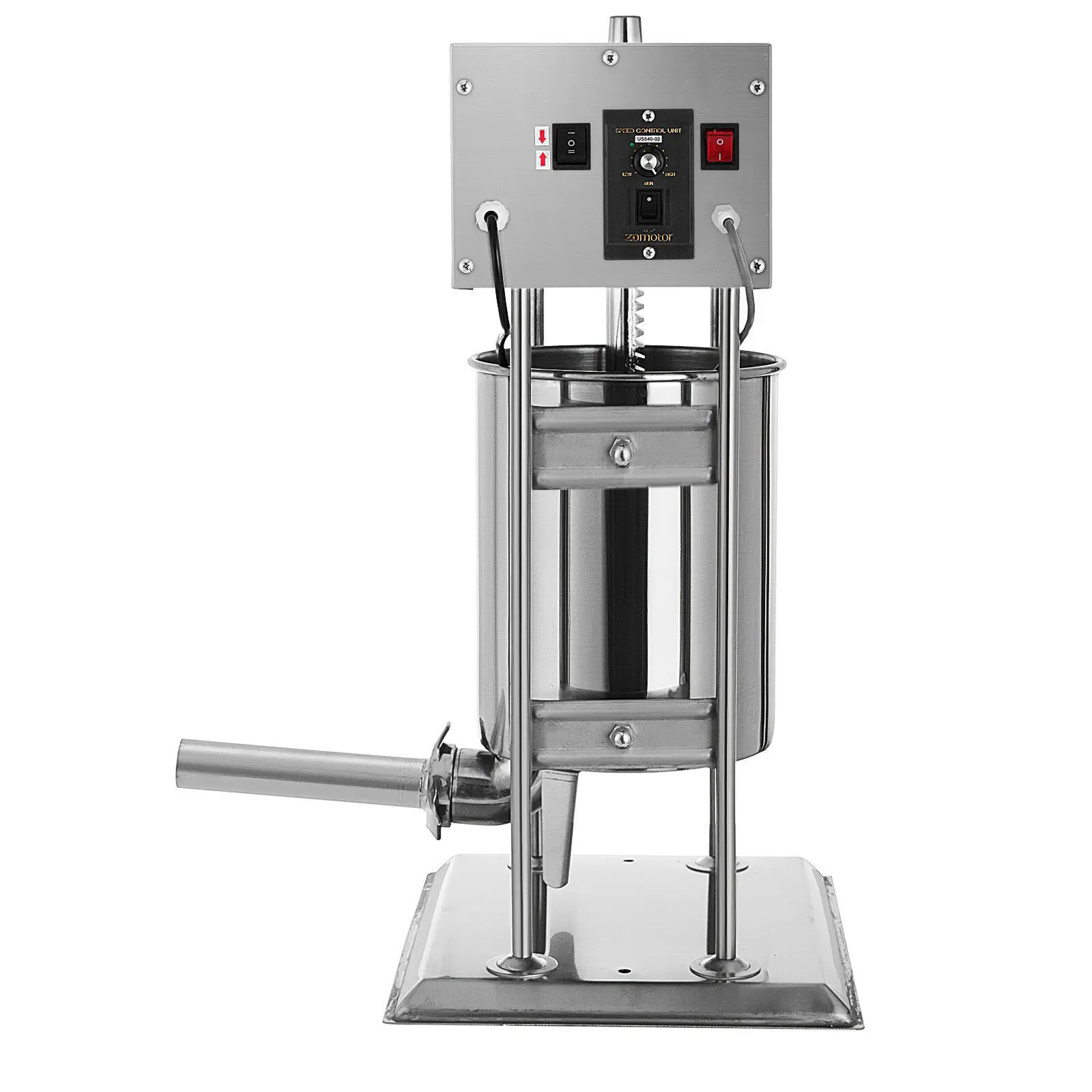 

10L Electric Sausage Stuffer Filler Maker Commercial Stainless steel 4 Funnels