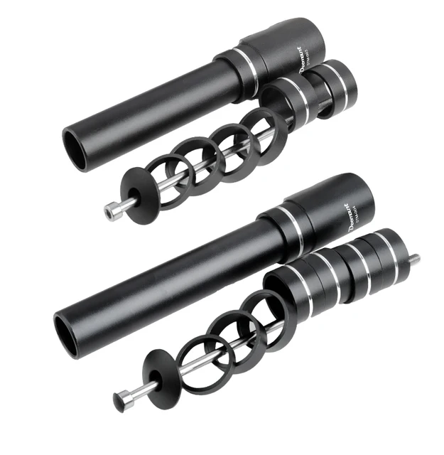 Prolunga Manubrio Bici GREEYO - Alza Stelo Per MTB, Diametro 28.6mm, In Alluminio Nero - Foto 6