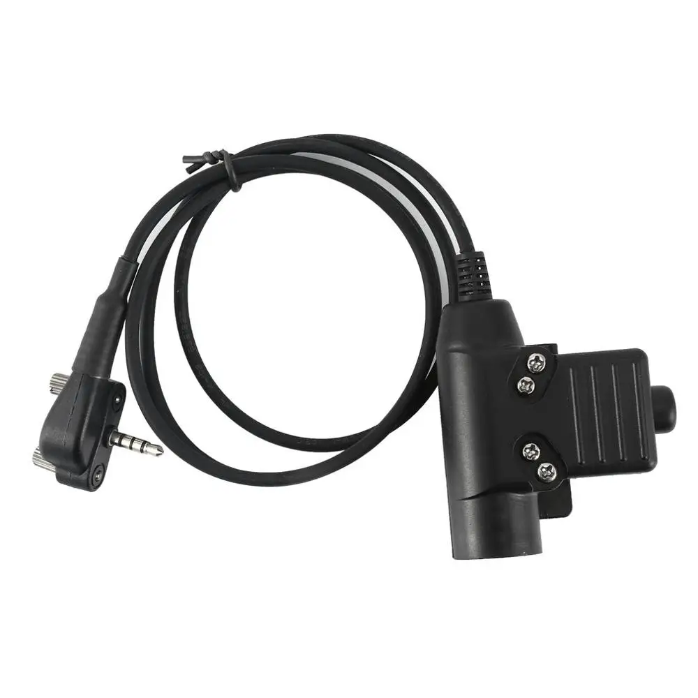 Портативный разъем для наушников U94 для VX-231 VX150 VX-160 Interphone черный портативный динамик/микрофон Микрофон PTT