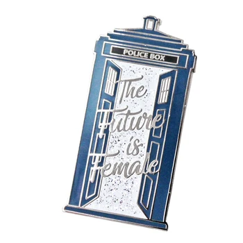 

Dr Who tardis pin badge