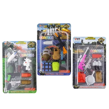 

7 pcs/pack Creative Arms Gun Eraser Cute Writing Drawing Rubber Pencil Erasers Stationery For Kids Gifts school suppies