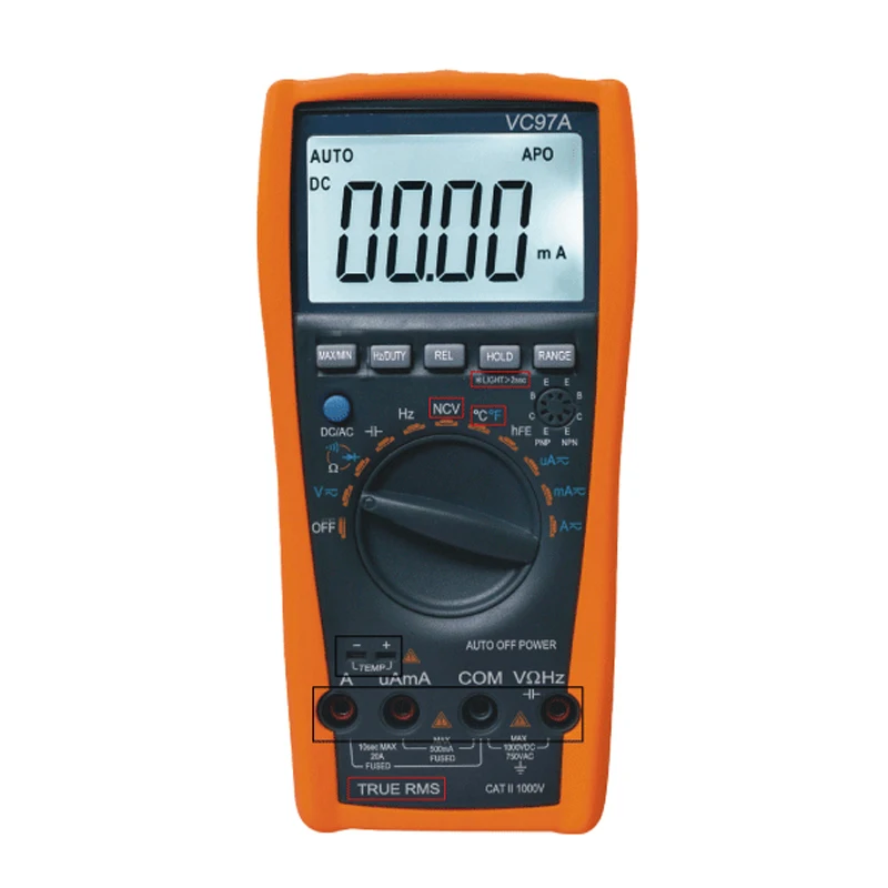 

Auto Ranging AC/DC Voltage Meter Multimeter LCD Digital Display Multi-function Measurement Voltmeter Tester Ammeter