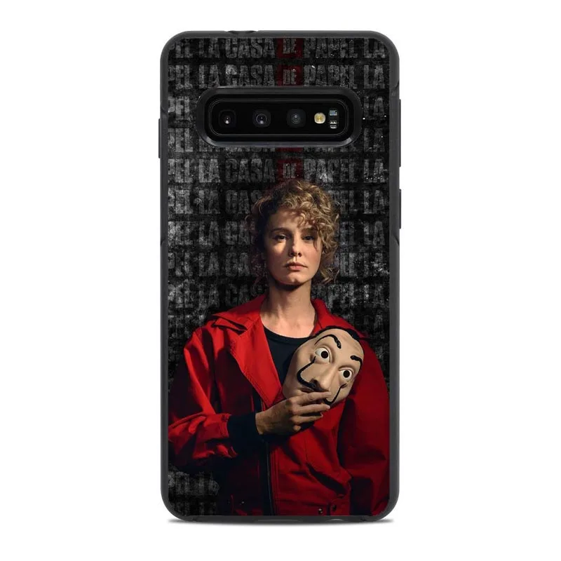 La Casa De Papel Heist Money Heist Черный Силиконовый ТПУ чехол для телефона чехол для samsung NOTE9 S10LITE S9 S8 S9PIUS 2018A8 A6 NOTE8