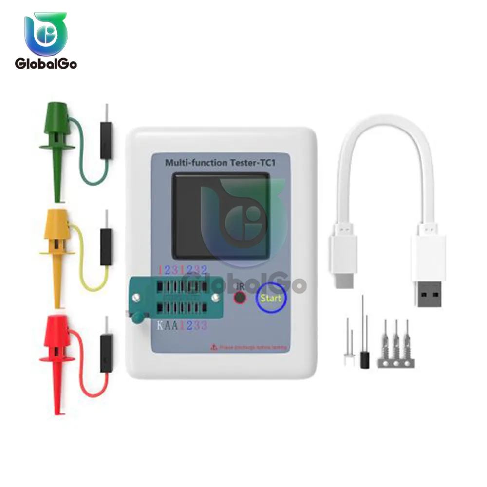 

3.5 inch TFT Transistor LCR-TC1 Tester for Diode Triode Capacitor Resistor 160*128 Colorful Backlight Display Multi-functional