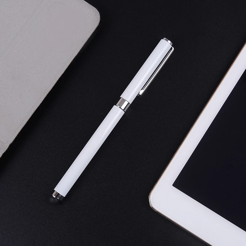 1 шт. 2в1 многофункциональная ручка с сенсорным экраном емкостный стилус для смартфона планшета