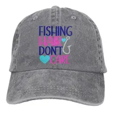 Взрослая Модная хлопковая джинсовая бейсбольная кепка для рыбалки, Классическая Кепка для папы, регулируемая простая Кепка