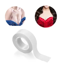 1 шт. 5 метров Двухсторонняя клейкая лента-заменитель нижнего белья прозрачный безопасный бюстгальтер невидимая лента медицинская водонепроницаемая лента для одежды Stickly