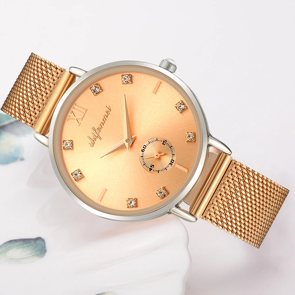 

Women's Watch Shifenmei Quartz Automatic Alloy Watches 2019 Clocks Luxury Relogio Feminino Wirstwatch Waterproof Christmas Gifts