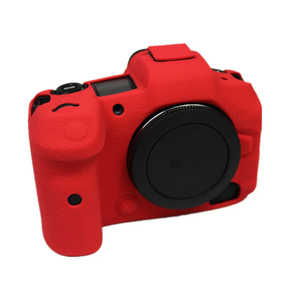 Black Barstool-Cbin Camera Shell Silicone Cover Anti-Skid Protection Case for Canon EOS R Cameras Black Barstool-Cbin Camera Shell Silicone Cover Anti-Skid Protection Case for Canon EOS R Cameras