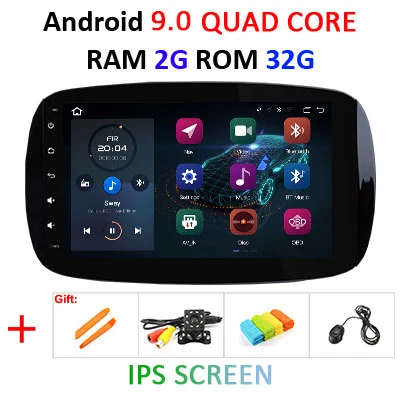 8 ядерный 4G 64G Android 9,0 Автомобильный мультимедийный dvd gps Авторадио для Mercedes/Benz Smart Fortwo автомобильный Радио OBD2 FM DSP - Цвет: 2G 32G IPS