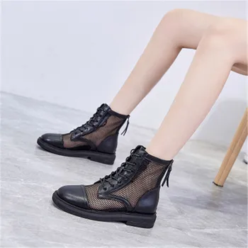 

Summer New High-top Mesh Women's Single Shoes Comfortable Breathable Flat Shoes Fashion Wild Female Student Shoes Women's Shoes