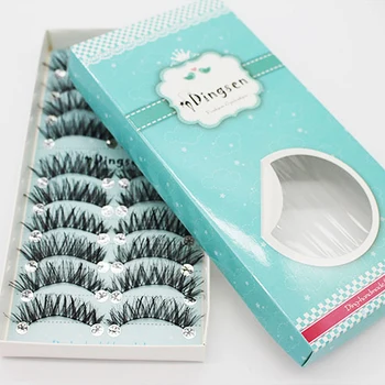 

10 Pairs 3D Eyelashes Volumn Eyelashes Strip Thick False Eyelash Hair Thick Eyelash Womens Eye Makeup Beauty Extension Tools