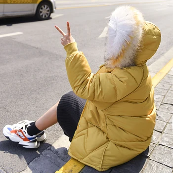 

Women Winter Jackets Coats Chaqueta Mujer Down Cotton Hooded Parkas Winter Coat Warm Thicken Padded Jacket Fur Collar Coat Q1648