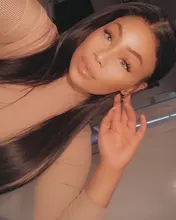 Meetu 13x4 Frontal con mechones de pelo lacio malayo mechones con Frontal no remy 4X4 de cierre de encaje con mechones de cabello humano