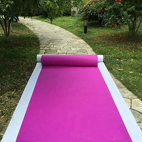 

Aisle Runners Wedding Accessories Red Purple Aisle Runner Carpet Rugs for Step Repeat Display Ceremony Parties and Events Indoor