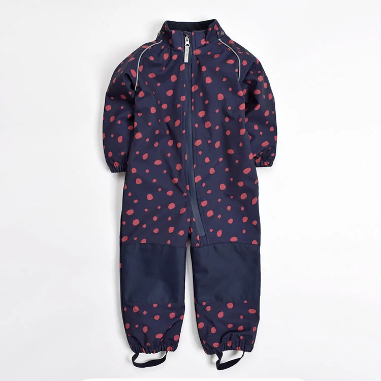 Детский флисовый комбинезон для мальчиков и девочек, ветрозащитный/водонепроницаемый комбинезон, верхняя одежда
