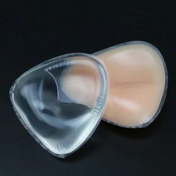 

Women Silicone Breast Inserts Chest Pad Waterproof Enhancers Clear Gel Push up Bra Inserts Pad