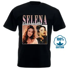 Selena Quintanilla Винтаж 90S Футболка Черный Размер S 3Xl