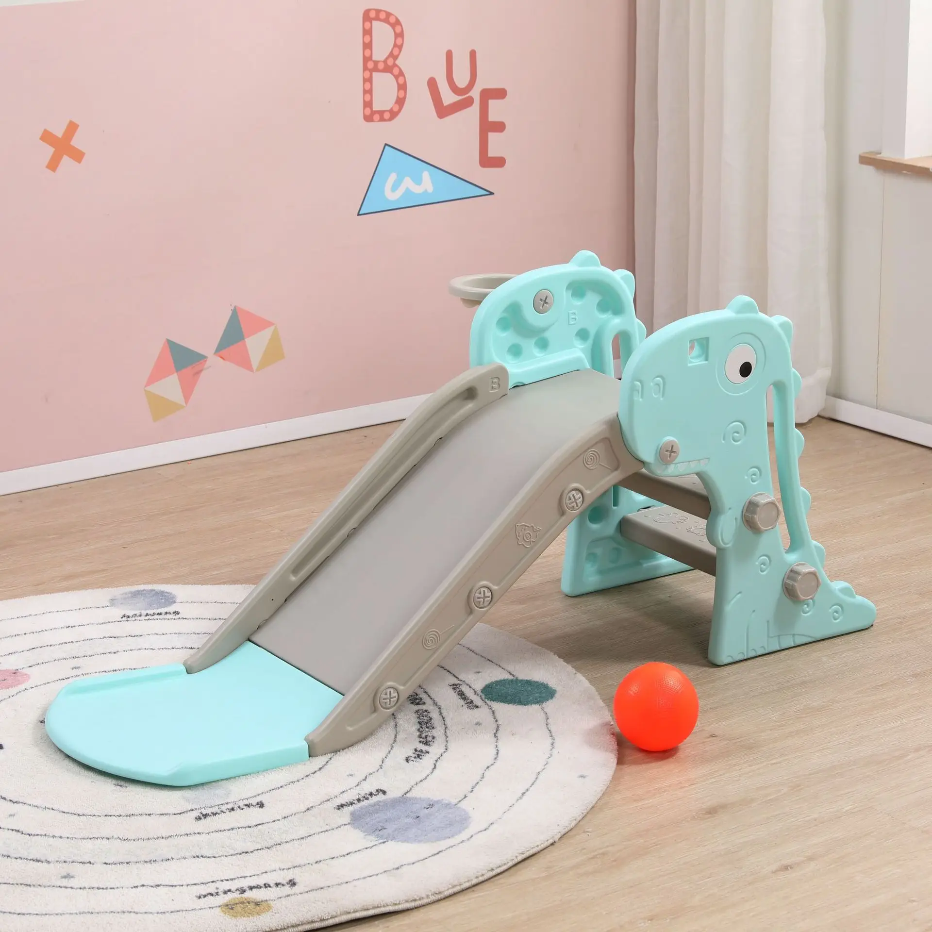 Baby Vivo Aire de jeux Balançoire pour Enfants Extérieur et à l