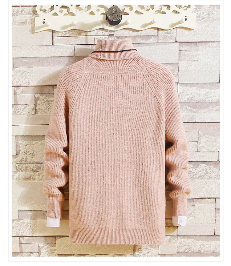 Thick Mens Sweaters New Casual Turtleneck Winter Sweater Men Pullover Long Sleeve Casual Men Jumper Sweater Fashion Clothes