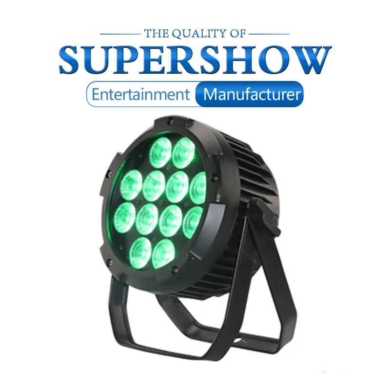 

8Pcs/Lot Flightcase High Power 12*18W 6IN1 IP65 Waterproof Slim Flat Par DMX Control for Music Restaurant Music Bar Hotel Lobby