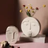 Creative Ceramic Human Face Expression Plants Pot Vase Planter Home Office Desktop Decor Gift ► Photo 3/6