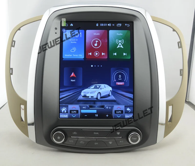 10," tesla стиль вертикальный экран Восьмиядерный Android 8,1 Стерео gps навигация для Buick Лакросс 2010-2013