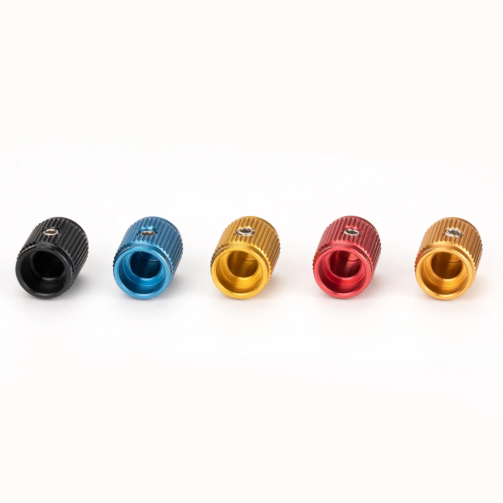 転調　アザーカット 50PCS 6.35MM Potentiometer Knob Metal Guitar Tone Volume