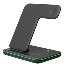 Многофункциональное Беспроводное зарядное устройство вертикальные часы держатель мобильного телефона база Qi быстрое зарядное устройство для Iphone