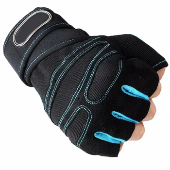 Gym Gloves Heavyweight Sports Exercise Weight Lifting Gloves Half Finger Body Building Training Sport Workout Gloves For Unisex 1