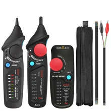 FWT82 цифровой режим сетевой кабель трекер провода Тонер RJ45 RJ11 Ethernet LAN Tracer анализатор детектор линия искатель с AVD06
