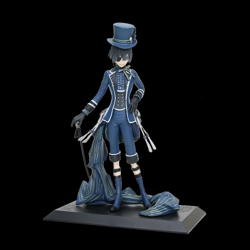 21 см Черный Дворецкий фигура Kuroshitsuji Ciel Phantomhive фигурка Коллекция Модель Куклы