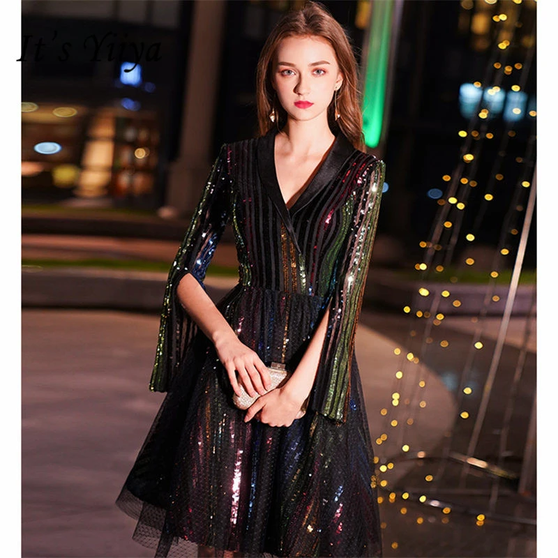 robe cocktail sequin