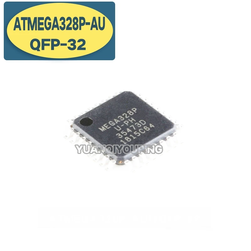 1 шт. ATMEGA328P-AU Qfp-32 Atmega328p 328 Mega328 Tqfp32 микроконтроллер Qfp Ic чип | Электронные компоненты