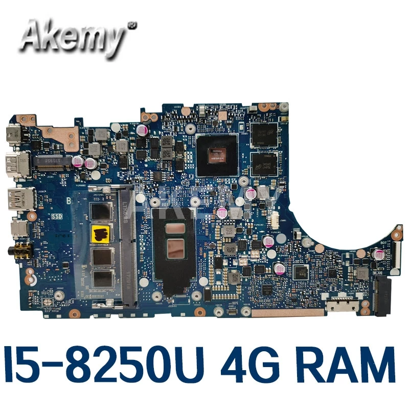 Akemy TP410UAR 4G/I5 8250U материнская плата для For Asus VivoBook Flip 14 TP410UR TP410UF TP410U TP410UA