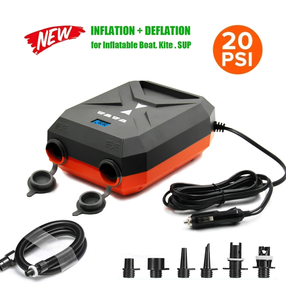 20PSI воздушный насос весло доска автомобиля электрическая Зарядка 12V высокого