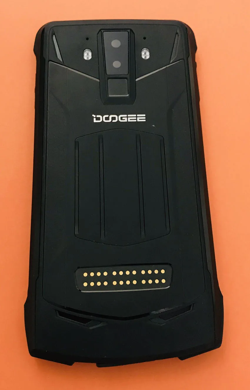 Оригинальный чехол для задней батареи б/у + объектив камеры Для DOOGEE S90 Helio P60 Octa Core