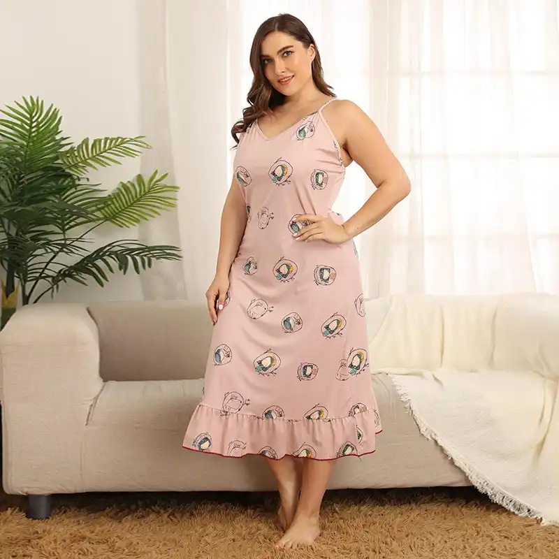 midi length nightgown