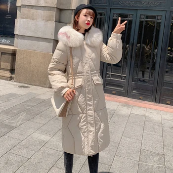 

2020 new design Korean Style Winter Jacket Women Stand Collar Solid Female Down Coat Loose Oversized Womens Short Parka coat 59