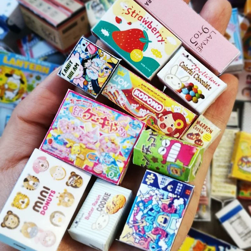 ミニチュアドールハウススナックボックス、ミニチュアふり食品
