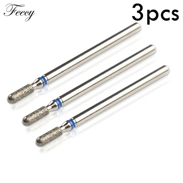 5pcs Diamond Nail Drill Bit Kits Mill Cutter All For Manicure Machine Bit Tools Accessories Cuticle Clean For Removing Nail Gel Q