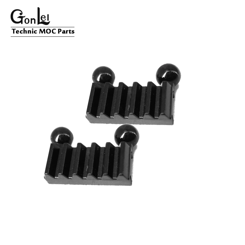 10 шт./лот Technic Gear Rack 1x2 с шариковыми суставами строительные блоки MOC детали для