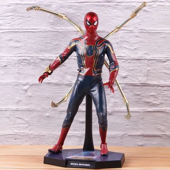 

Hot Toys Avengers Infinity War Iron Spider Man Peter Parker PVC Spider-Man Action Figure Collectible Model Toy Gift Boy