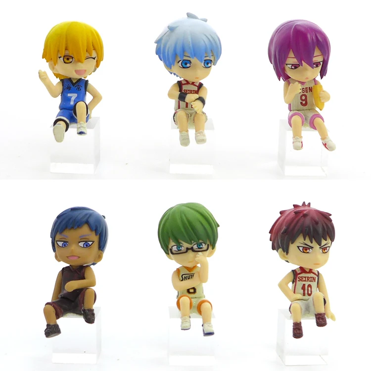 6 шт./лот Kuroko no Basuke аниме фигурки префект качество ручной работы игрушки для украшения дома для мальчиков