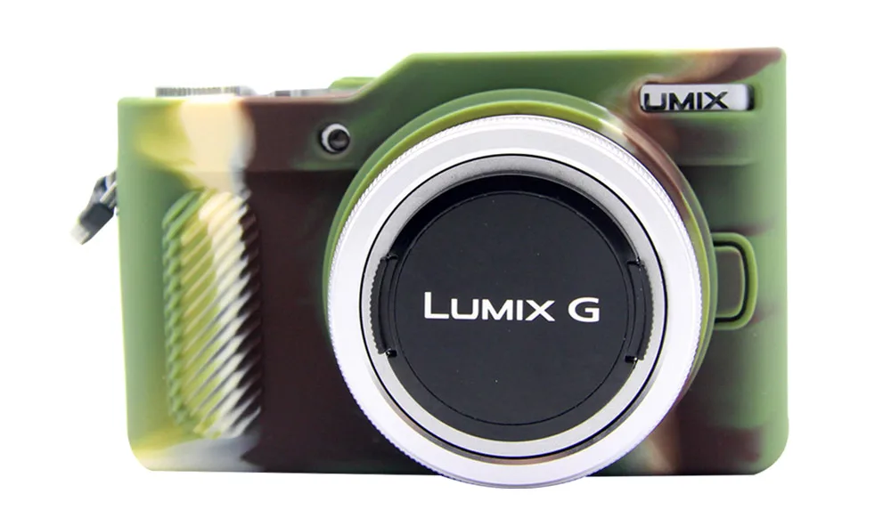 Green CAENBOO для Panasonic Lumix GF10 сумка для камеры Мягкий силиконовый резиновый защитный чехол для тела сумка DC-GF10KGK GF10 аксессуары - Цвет: Green