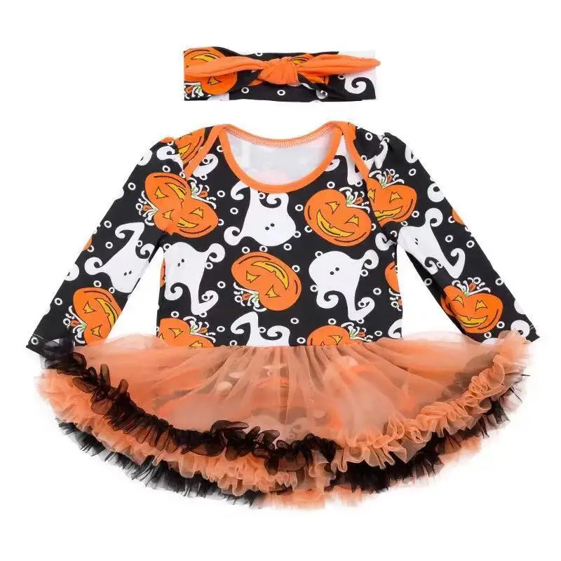 Baby Girl Romper tutu Dress Princess Cosplay Baby Clothing Sets Hallowmas Infant Toddler Party Costume Clothes