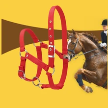 Верховая езда прочная голова лошади воротник Холтер уздечка оборудование для верховой езды Холтер лошадь аксессуары