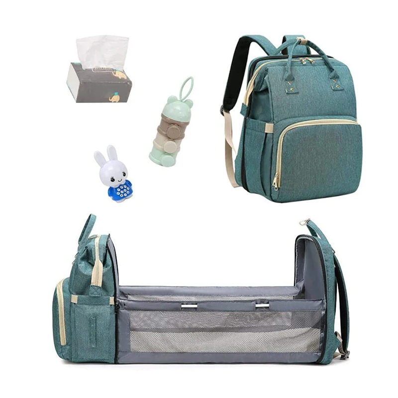 New Waterproof Baby Diaper Nappy Backpack Mummy Bag Handbag Travel Black/Pink 
